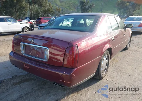 2000 Cadillac Deville Standard z USA, uszkodzony, nr VIN 1G6KD54Y6YU195152